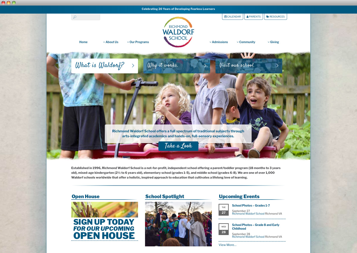 Richmond Waldorf School website