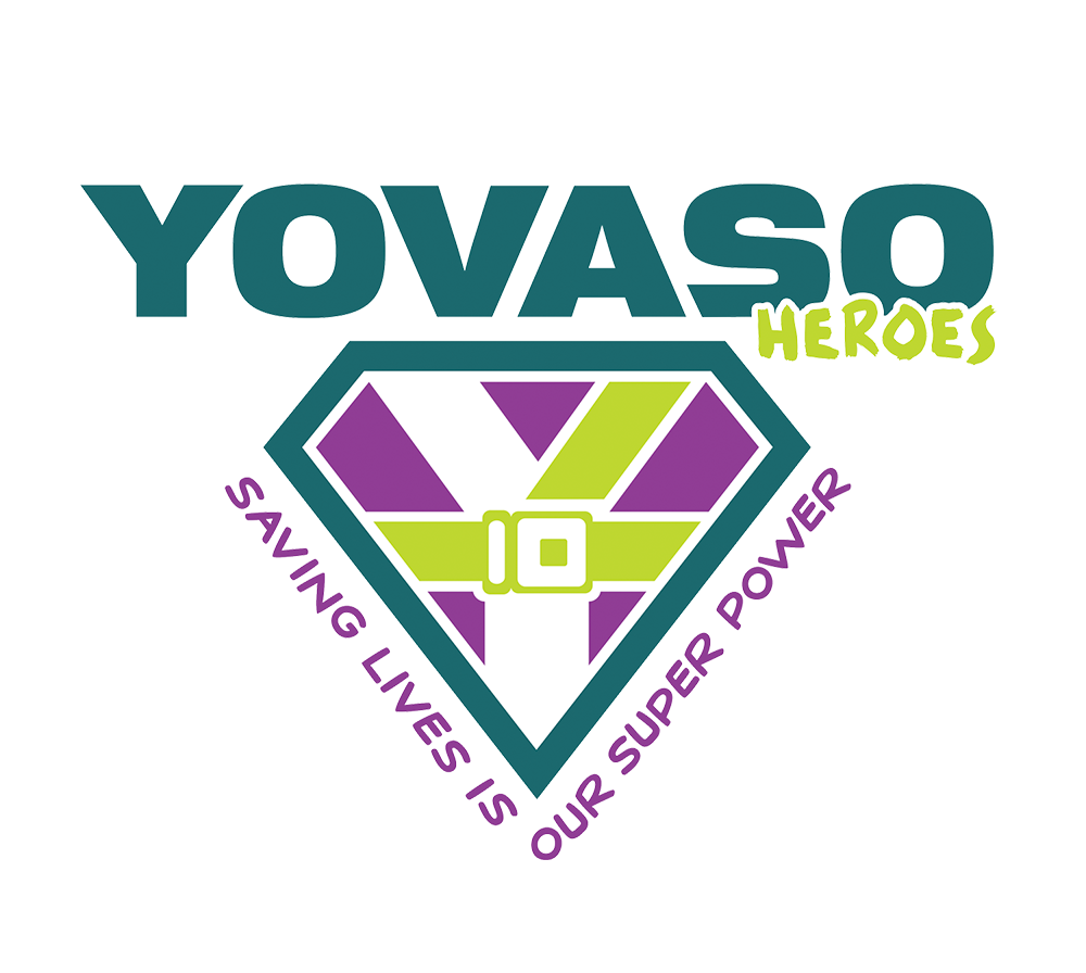 Saving Lives Is Our Superpower YOVASO logo